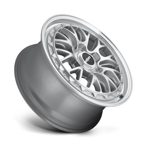 R155 Rotiform 18X8.5 5X112 GL-SLVR-MACH 45MM - R155188543+45