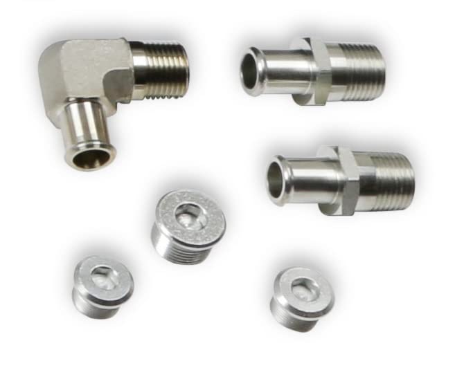 97-365 Holley Replacement Plugs & Heater Hose Adapters