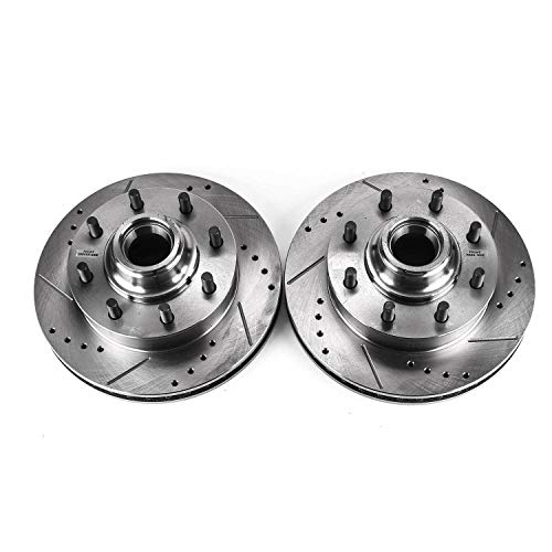 Power Stop Front AR8627XPR Drilled & Slotted Evolution Rotor Pair