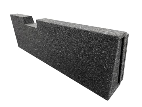 Atrend Bbox Dual 12" Sealed Carpeted Subwoofer Enclosure A184-12CP - Fits 2007 - 2020 Chevrolet/GMC Silverado/Sierra Crew Cab, Charcoal