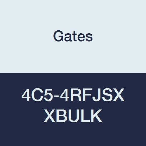 4C5-4RFJSX Gates XBULK Field Attachable for C5C, C5D and C5M Hose, Dual Seat Female JIC 37/SAE 45 Flare Swivel, Steel, 3/16" ID (Pack of 100)