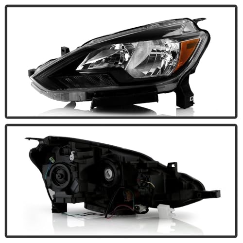 Halogen Xtune Headlight (HD-JH-NS16-OE-BK) (OE)