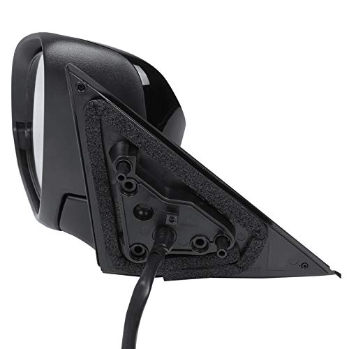 3-Pin Spec-D Tuning Glossy Black ABS Power Left Driver Side Mirror Compatible with Toyota Camry 2012-2014