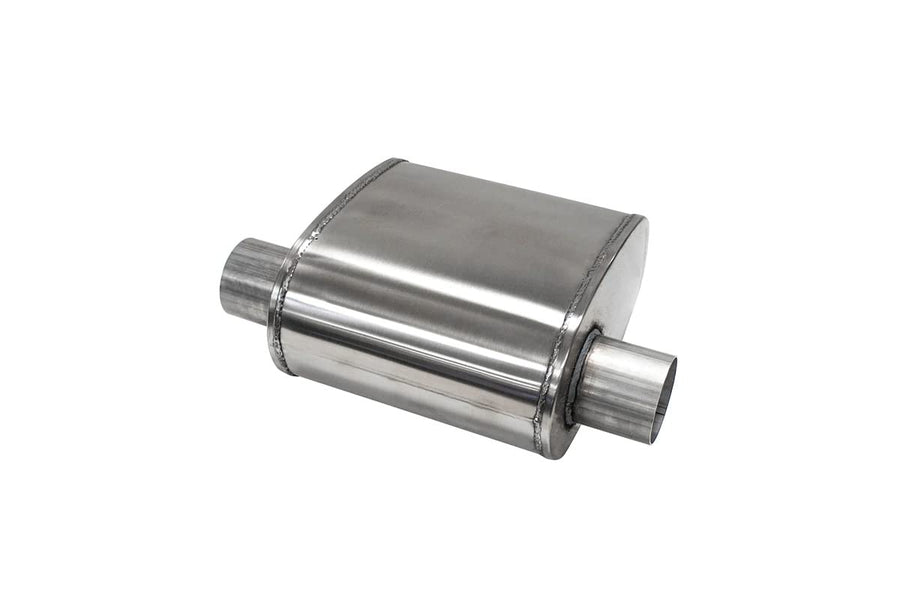 Corsa - CORSA EXHST Custom Sport Muffler 304SS 3in Offset In / 3in Offset Same Side Out 10in Length (CP300SS)