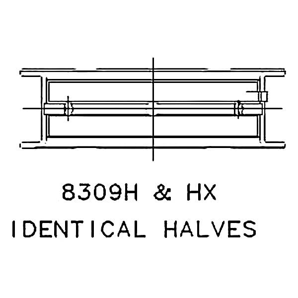 Main Bearing ACL 5M8309HX-STD (5M8309Hx-Std s; Tri-Metal; Upper & Lower; Flange In Position 5), 1 Pack