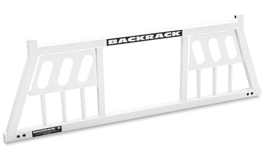 BACKRACK RealTruck Safety Rack Frame Only, White | 148TLW | Fits 2001-2025 Chevrolet/GMC Silverado/Sierra 2500/3500HD; 2017-2025 Dodge RAM 1500/2500/3500; 2004-2025 Nissan Titan & Others