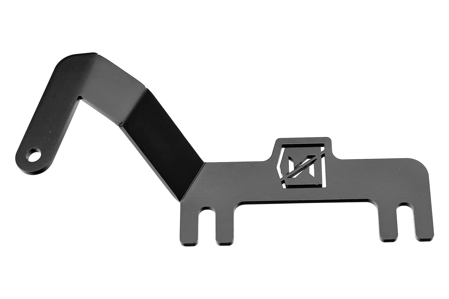 ZROADZ Hood Hinge Bracket Ditch - Compatible w/ 2019-2022 GMC Sierra 1500 - Used to Mount ZROADZ LED Pods - Mild Steel Gloss Black Finish - Bolt-On Easy Installation - PN #Z362281
