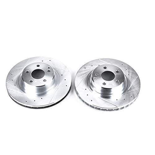 Power Stop Front EBR650XPR Drilled & Slotted Rotor Pair For Mercedes-Benz CL500 1999-2003, Mercedes-Benz S430 2000-2002, Mercedes-Benz S500 2000-2002 [Model Specific]