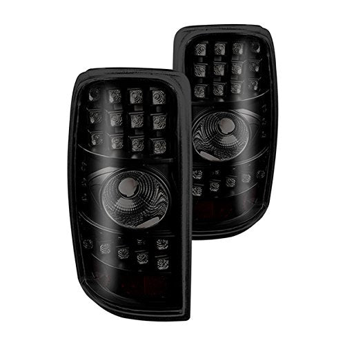 Winjet Tail Lights Assemblies for Street Series [2000 2001 2002 2003 2004 2005 2006 Chevy Suburban/Tahoe/Yukon] LED Taillights Brake Lamps Left Driver & Right Passenger Sides Pair Smoke