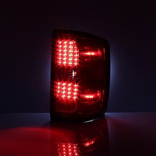 Chevy 1500 14-16 / Silverado 2500HD/3500HD xTune LED Tail Lights - Red Clear ALT-JH-CS14-LED-RC