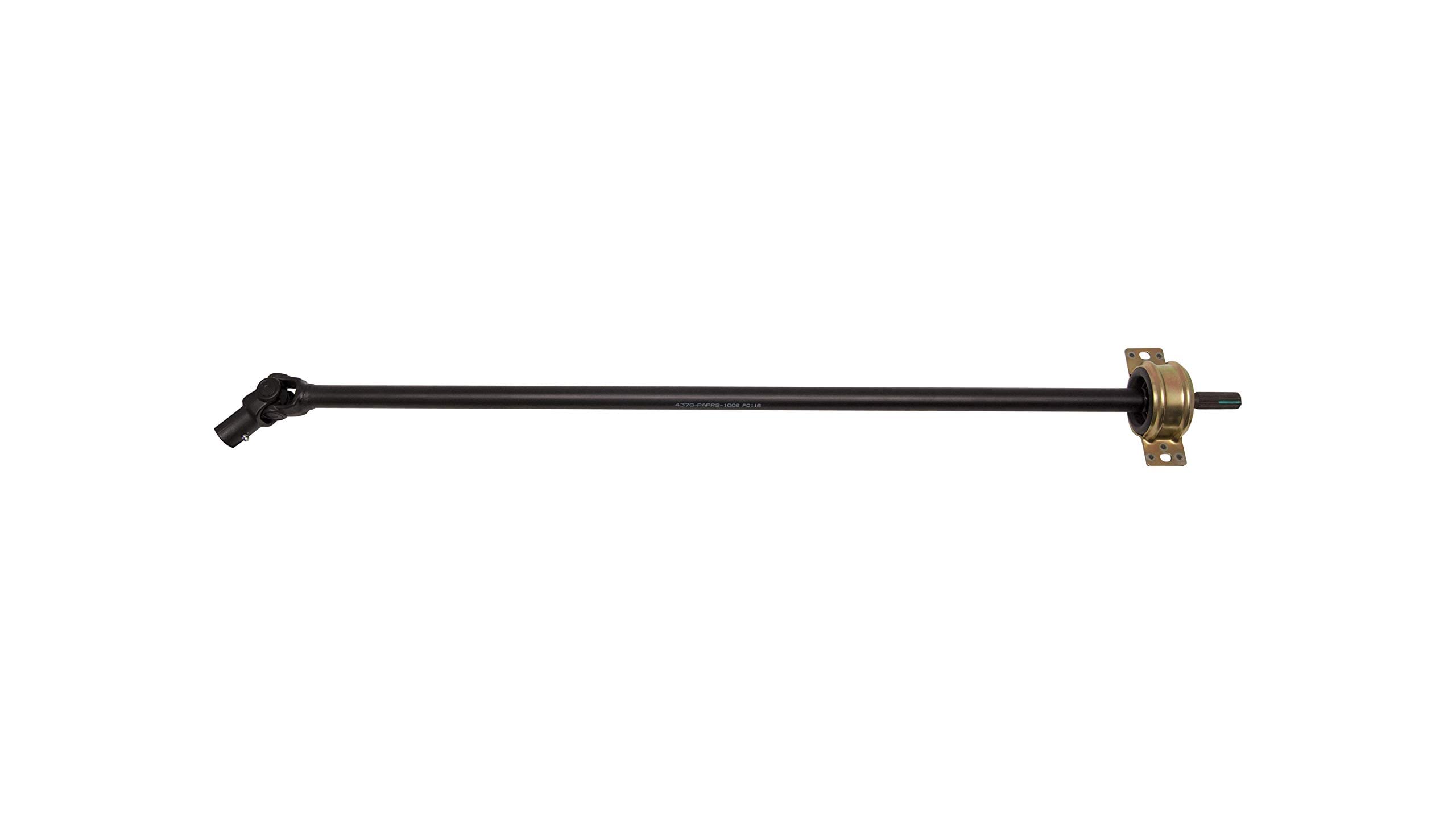 Rear Rugged Propeller Shaft for (2014-16) Polaris Ranger 570/900/Diesel, in Heat Treated Carbon Steel & Powder Coated Black Shafts for Extreme Durability, U-Joints Greased Fittings OEM: 1333147