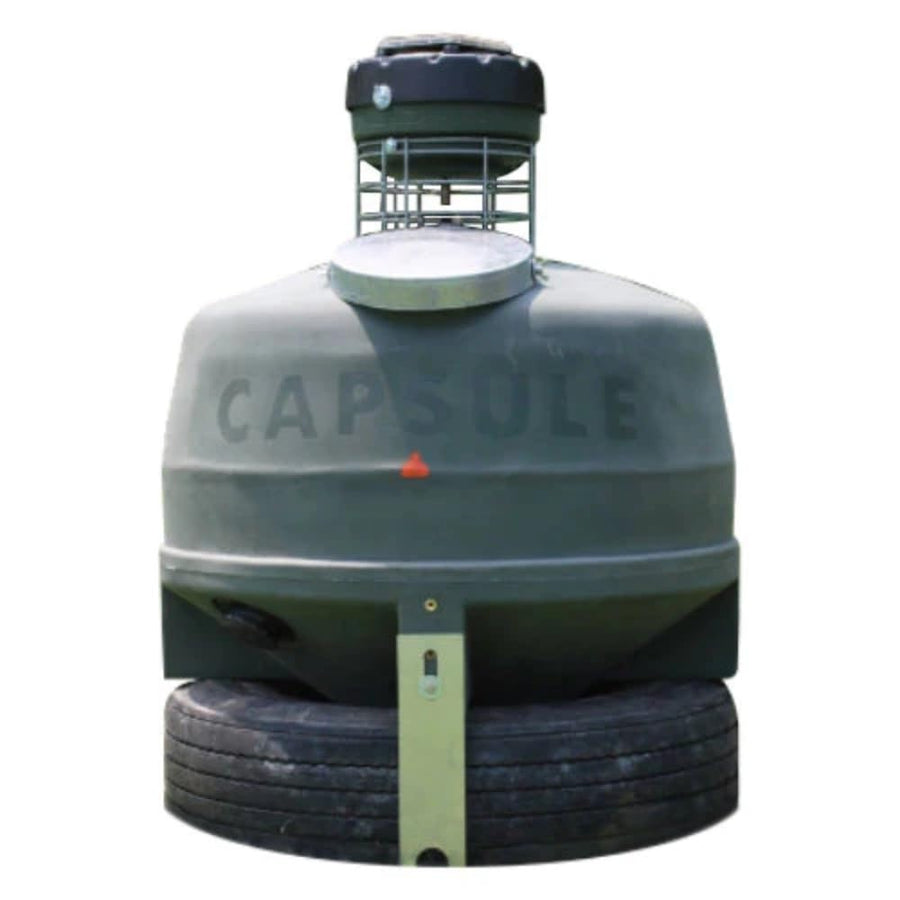 Game Feeder Capsule Feeder with 800LB Capacity, 360-Degree Broadcast Hunting