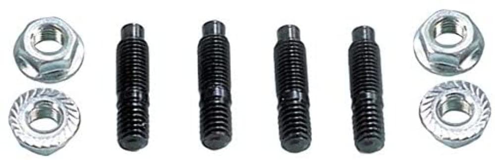 Milodon 5/16" x 2-1/2" Carburetor Stud Kit for 1/2" Thick Flange Carburetors, (Set of 4) 81455