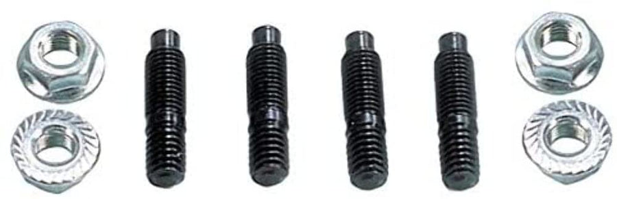 Milodon 5/16" x 2-1/2" Carburetor Stud Kit for 1/2" Thick Flange Carburetors, (Set of 4) 81455