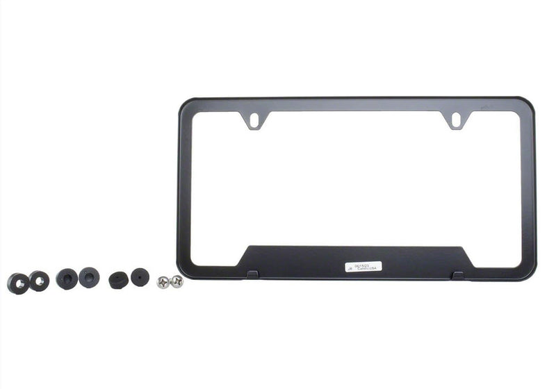 Black Stainless Steel FORD PERFORMANCE License Plate Frame