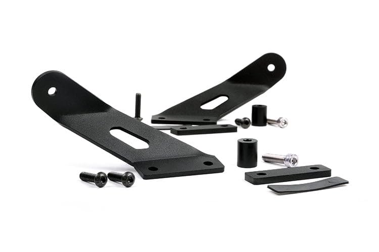 20" Rough Country Hood LED Brackets for 2007-2018 Jeep Wrangler JK - 70533