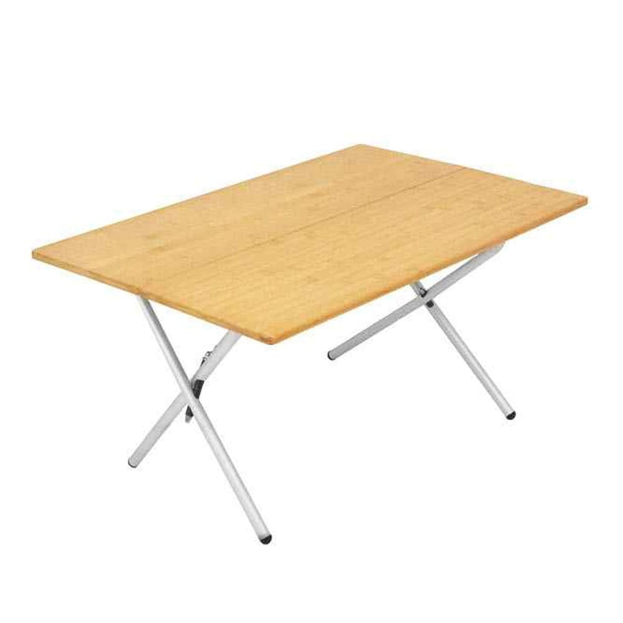 Kick It Overland Vehicle Systems Portable Bi-Fold Table – Durable Wood Base + Carry Bag