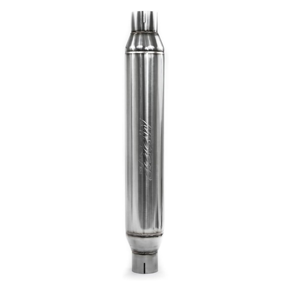 MBRP Resonator Universal 2.5in inlet/outlet 22in body 26in overall T304