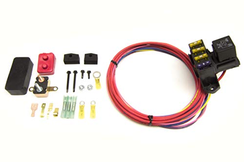 70203 Painless Performance Cirkit Boss Weather Sealed Auxiliary Fuse Block, 3-Circuits (1 Constant/2 Ignition)