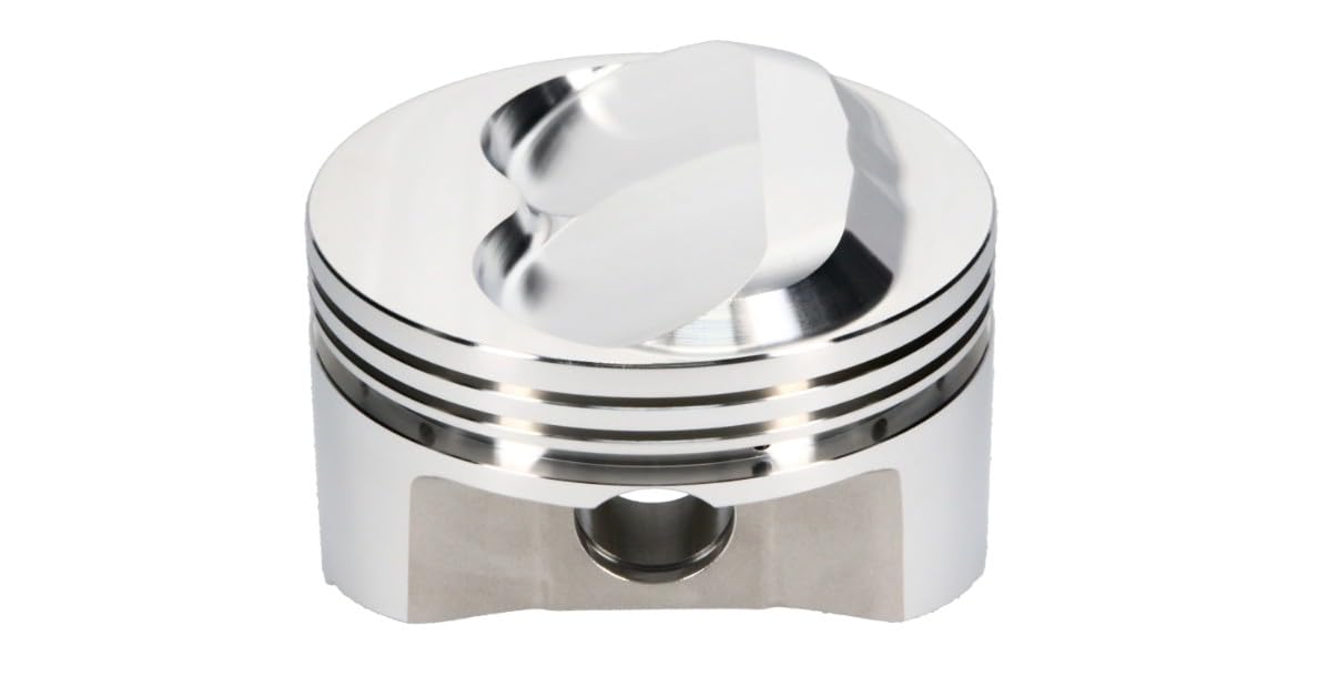 142025 Sportsman Racing Products +4cc Domed Piston Set for Small Block Chevy