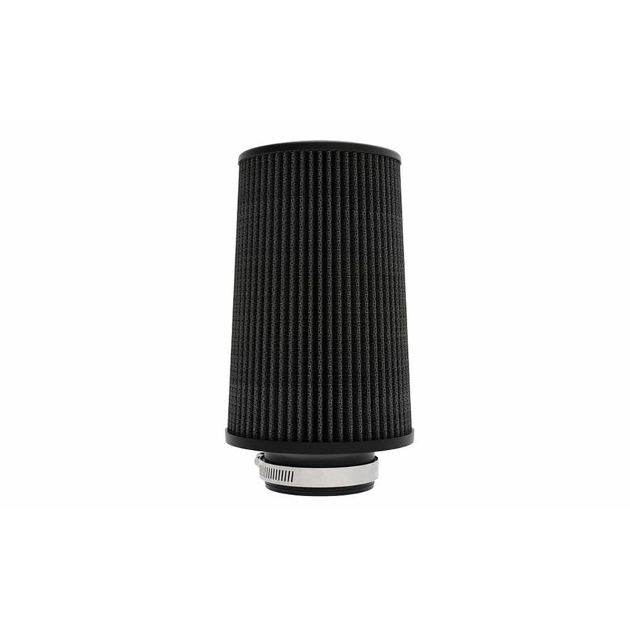 K&N Lifetime Universal Dryflow Clamp-On Air Filter: Dry Synthetic, Washable, Oil-Free, Washable: Flange Diameter: 3 In, Filter Height: 9 In, Flange Length: 1.5 In, Type: Dry Synthetic, RU-3109HBK