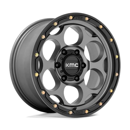 KMC Wheels KM541 Dirty Harry 18X8.5 5X5.0 S-GRY BLK-LP 18MM