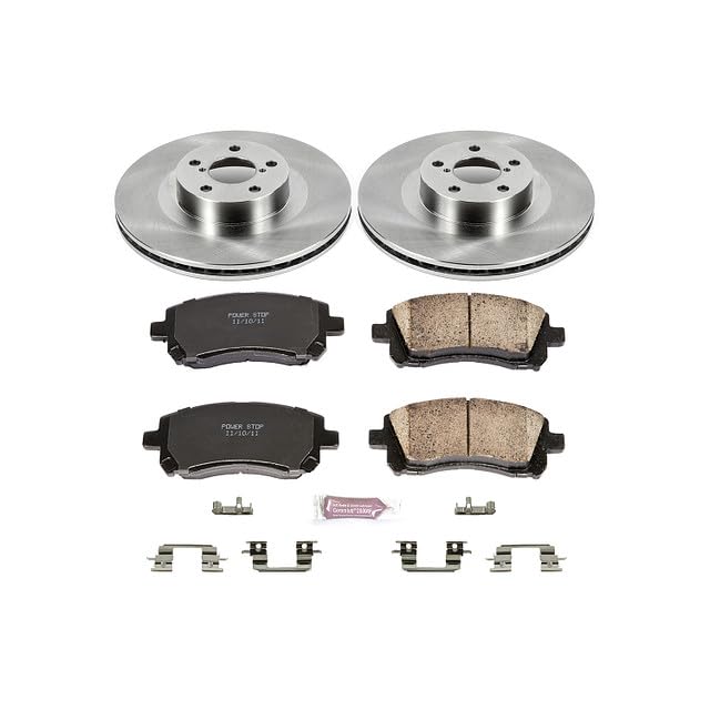 POWERSTOP Autospecialty KOE2369 Front Replacement Brake Kit-OE Brake Rotors & Ceramic Brake Pads