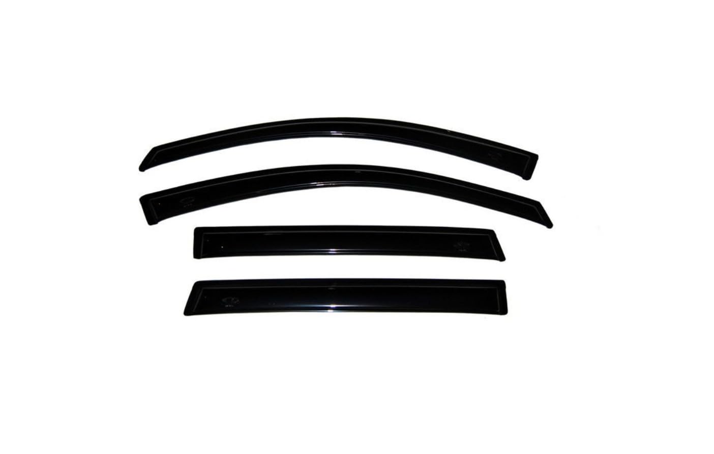 Auto Ventshade Outside Mount Rain Guards for 1997 - 2017 Ford Expedition; 1998 - 2017 Lincoln Navigator; 2007 - 2017 Ford Expedition XL | Window Vent Visors, 4 pcs. - Smoke | 94233