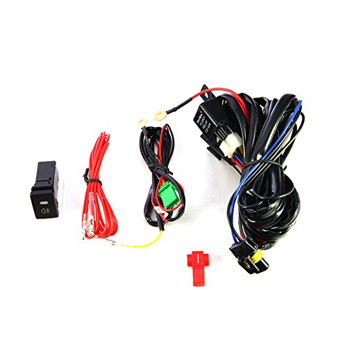 Fog Lights Winjet Compatible with [2007 2008 2009 2010 2011 2012 2013 Toyota Tundra] + Switch + Wiring Kit