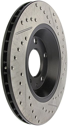 Sport Drilled/Slotted Brake Rotor StopTech 127.33088R (Rear Right), 1 Pack