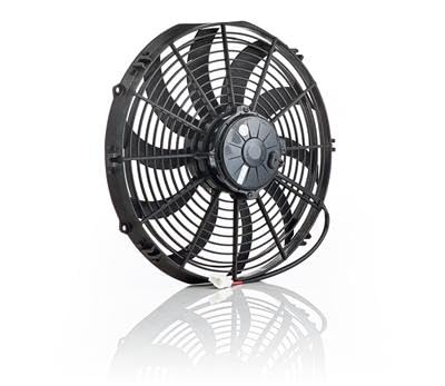 75036 Be Cool Euro-Black 12" High-Torque Electric Pusher Fan
