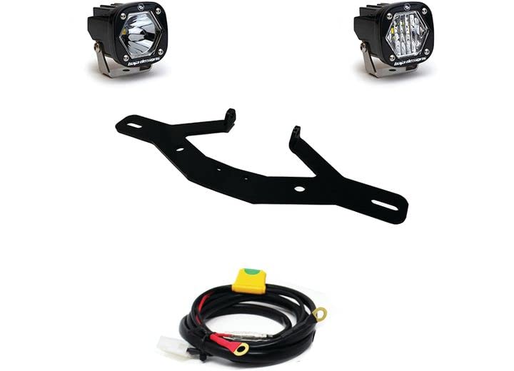 S1 Baja Designs Frame Mount Kit for KTM 390/790/890 Adventure/R Motorcycle (Multi-Pattern; Clear)