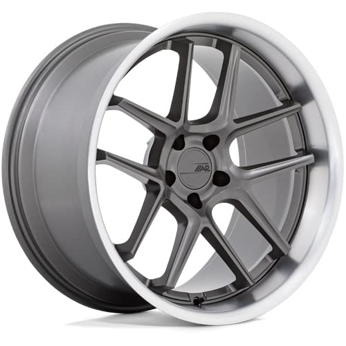 AR942 BISHOP American Racing 20X12 5X115 6.74 6mm MATTE GUNMETAL WITH MACHINED LIP - AR942AD20121506