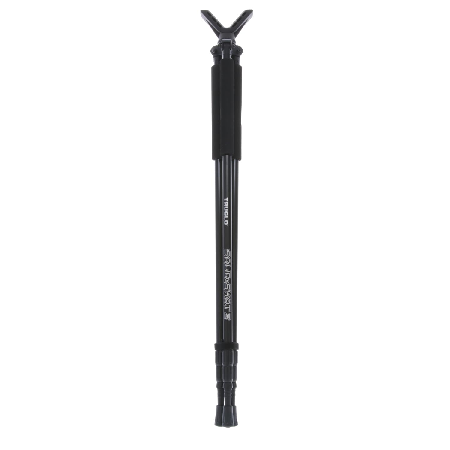 TruGlo Adjustable Solid Shot Versatile Durable Collapsible Rifle Shooting & Crossbow Hunting Tripod w/Rotating Head Design - 22-68 in. Length
