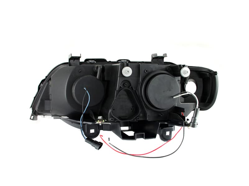 Projector Headlight Set ANZO USA w/LED Halo-Chrome 121397