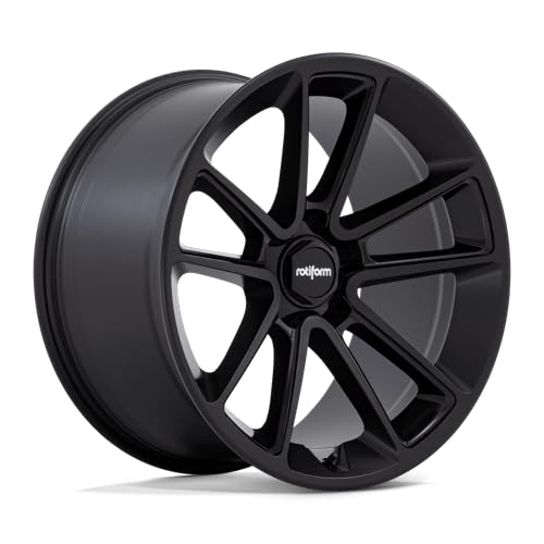 R194 Rotiform 21X9.5 5X130 MT-BLK-BLK-CAP 55MM - R194219563+55