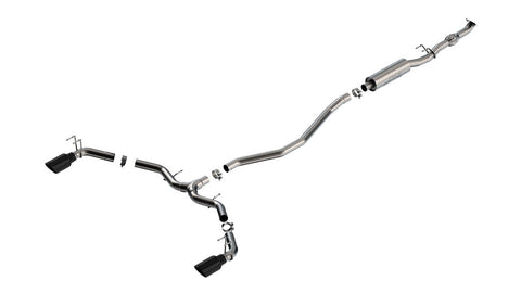Borla S-Type™ 304 SS Cat-Back Exhaust System with Split Rear Exit 140922BC