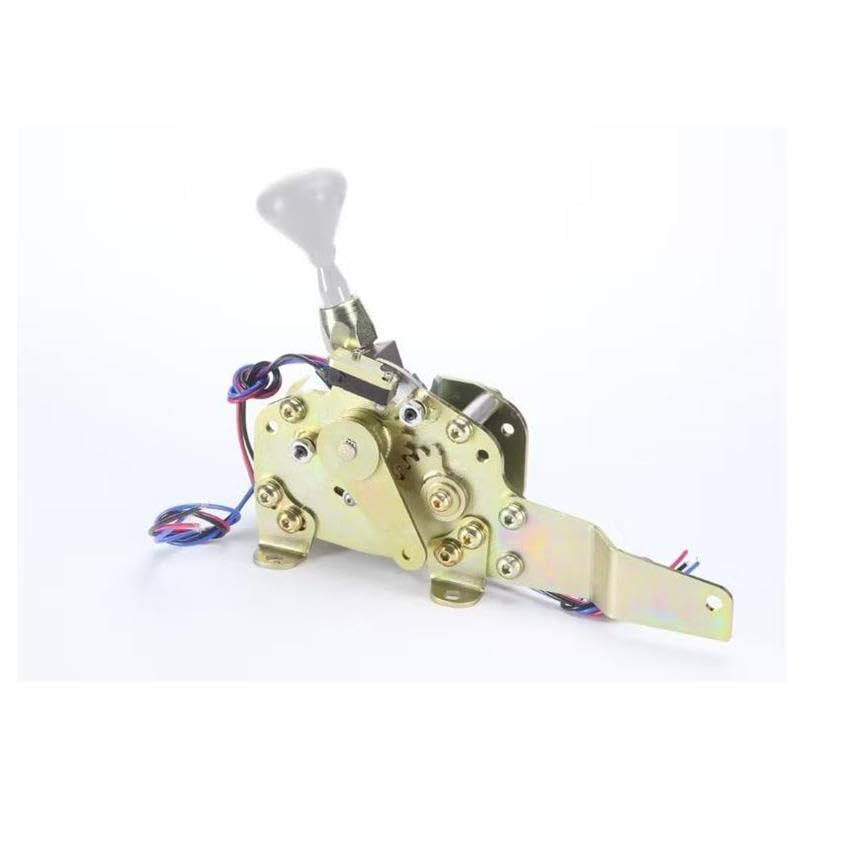 ES Shifter Lokar Performance Products ES6L80DXMB Gm 6L80 Black 10" Single Bend Lever Mushroom Black Knob