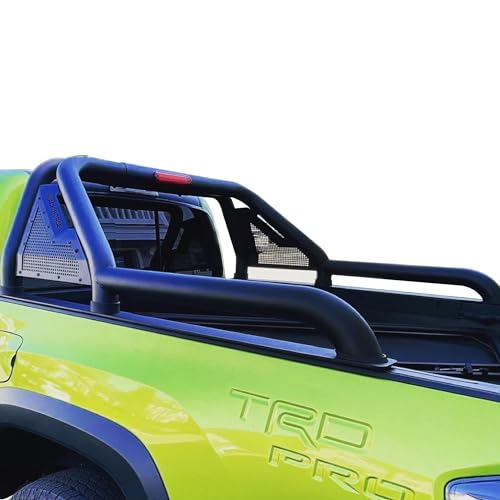 Gladiator Black Horse Roll Bar Modular Black Compatible with 2015-2024 GMC Canyon|2015-2024 Chevrolet Colorado|2015-2024 Toyota Tacoma-GLRB-03B