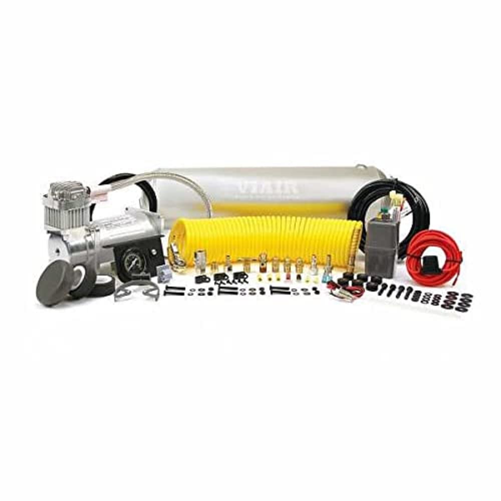 Remote Inlet VIAIR Air Filter Assembly with 6FT of ¼” O.D. Air Line (Each in Poly Bag.)