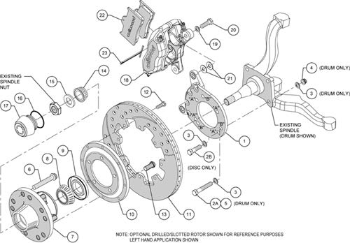 Red FDLI Front Kit,12.19"