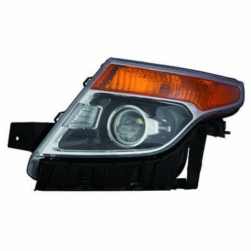 Go-Parts - Front Headlight Headlamp Assembly for 2013-2015 Ford Explorer Front Housing/Lens/Cover - Left (Driver) Side Replacement DB5Z 13008 B FO2502328 2014