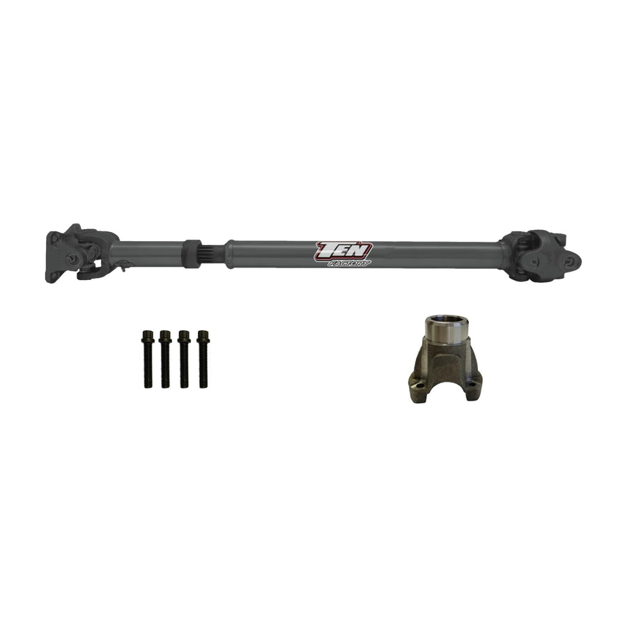 Ten Factory Front 1310 Solid CV Driveshaft TFF1310-2192 for Jeep JT Gladiator with OEM Flange Style fits Rubicon, Overland, Sport and Mojave Variants with 4140 Chromoly Steel