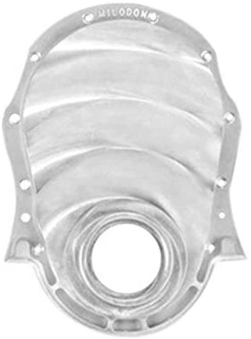 Machined Finish Aluminum Timing Cover Milodon 14855 for Generation 4 Big Block Chevy