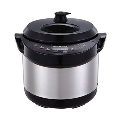 6 – In – 1 GoWISE USA Electric Stainless Steel Pressure Cooker/Slow Cooker 3 QT [parallel import goods] [並行輸入品]