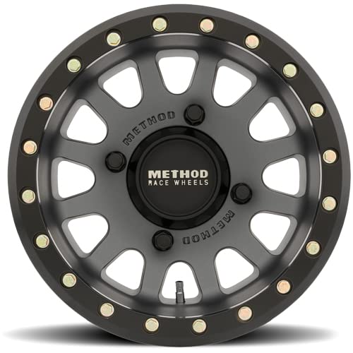 UTV Method Race Wheels 401 Beadlock Black Wheel with Matte (15 x 7. inches /4 x 156 mm, 38 mm Offset)