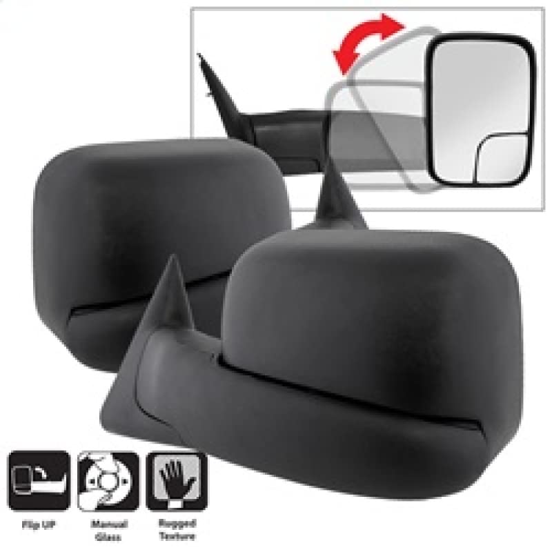 Dodge Ram Xtune MIR-DRAM94-MA-SET Mirror (Tune) 94-01 L&R Manual Extendable - Manual Adjust Fit:Dodge Ram 1500 1994-01 /Dodge Ram 2500 1994-02 /Dodge Ram 3500 1994-02 /