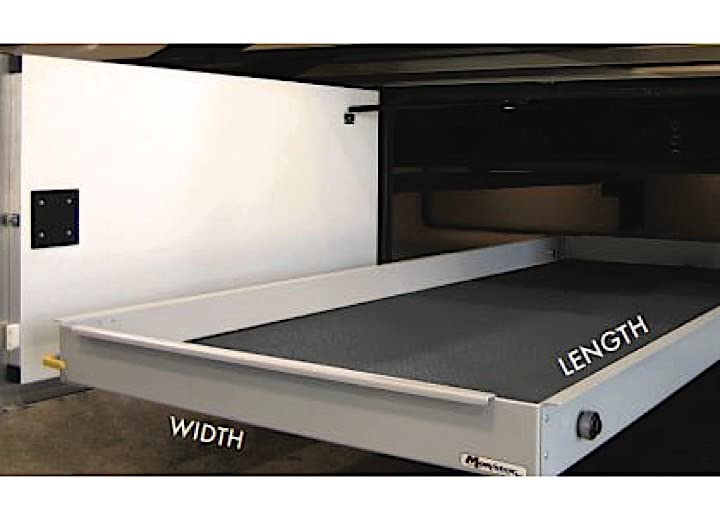 FULLY ASSEMBLED MORryde© 60% EXTENSION 48INX48IN CARGO TRAY W/CARPET (CTG60-4848W)