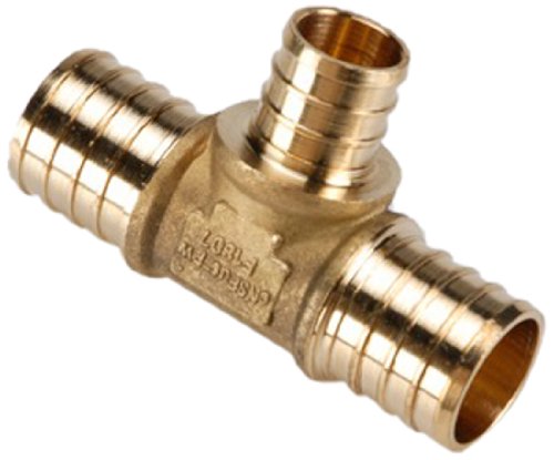 Reducing Tee BestPEX 51162 Metal Brass, 1" Size