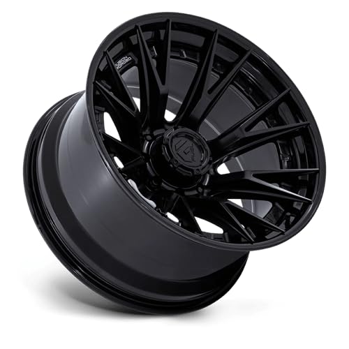 FUEL OFF-ROAD 22X12 FC402 CATALYST 8X180 4.77-44mm MATTE BLACK WITH GLOSS BLACK LIP - FC402MX22128844N